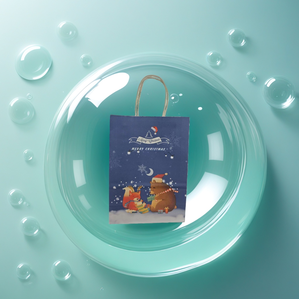 Christmas-themed gift bags and beautifully packaged gift boxes are excellent choices for giving as presents