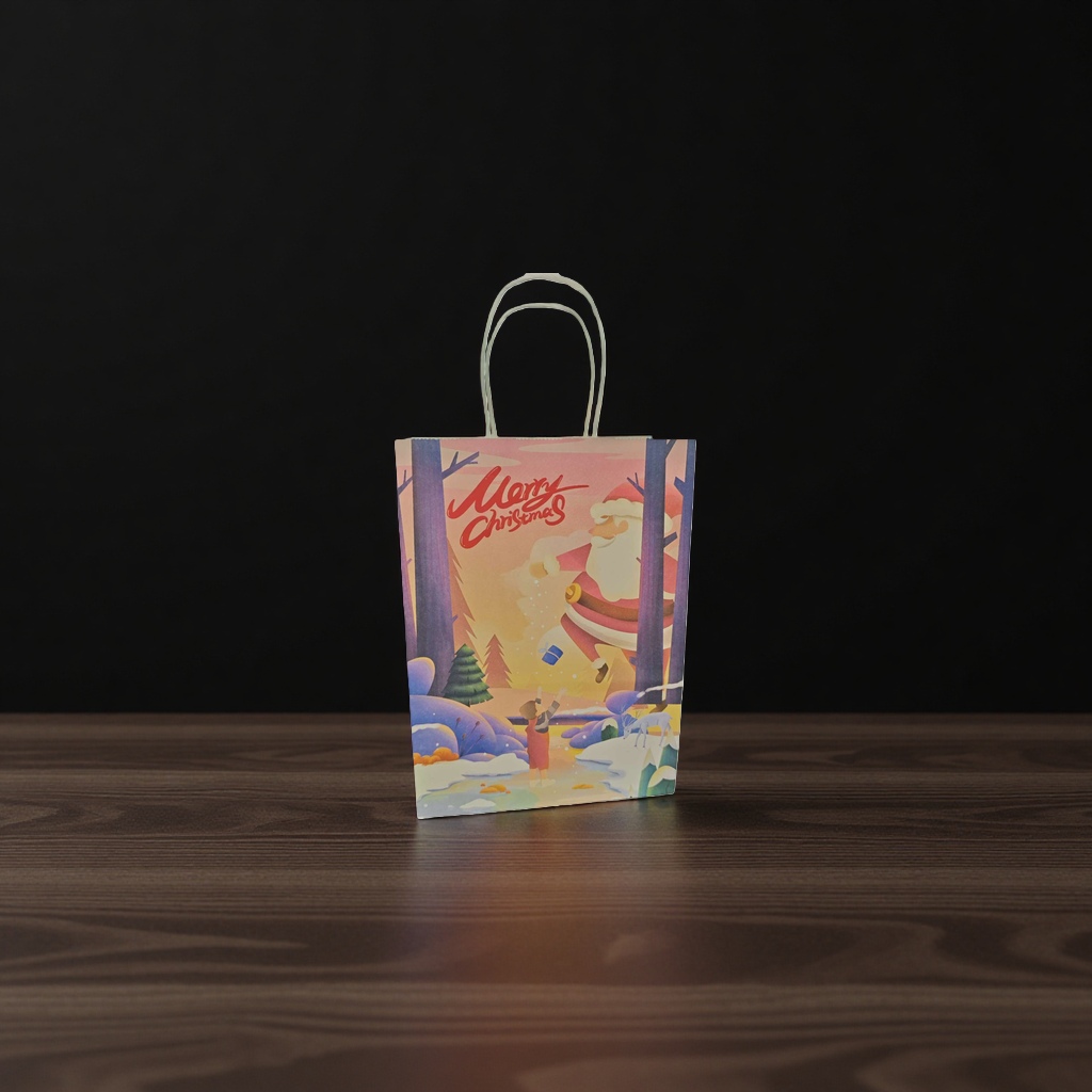 Christmas-themed gift bags, exquisitely packaged gift boxes, excellent gifts