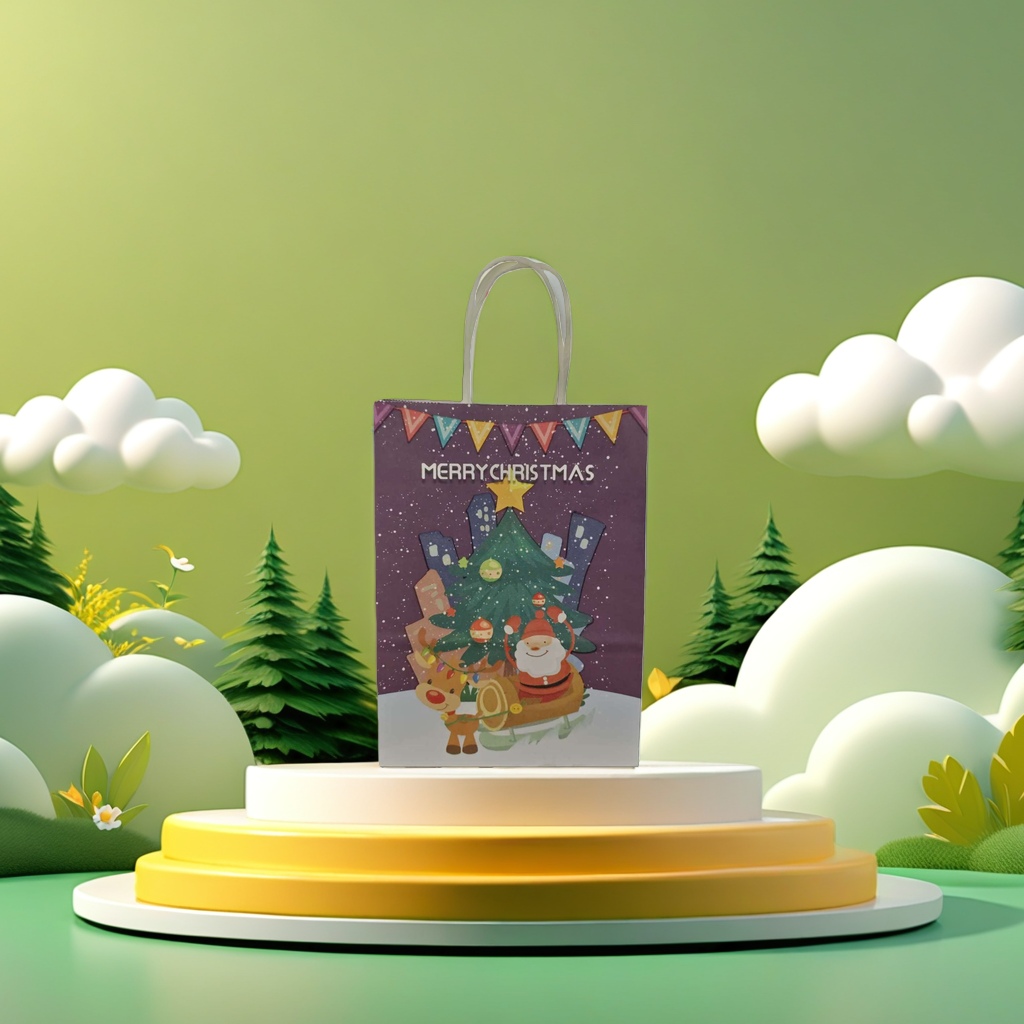 Christmas-themed gift bags, fashionable packaging gift boxes, excellent gifts details Picture