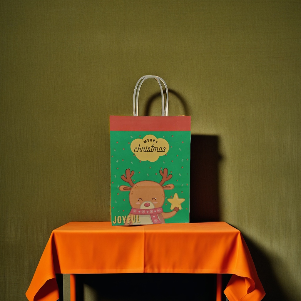 Christmas-themed gift bag, exquisite packaging, gift box, excellent gift choice 101200472 details Picture