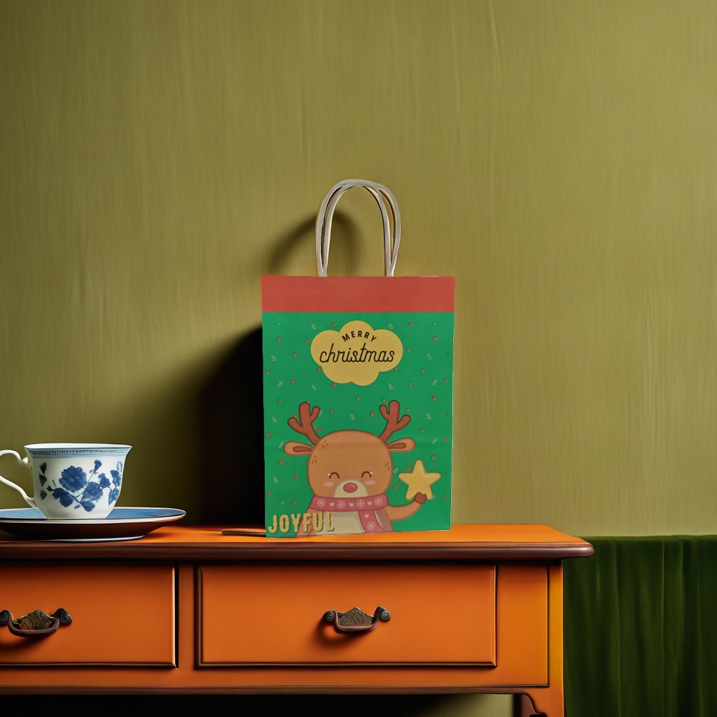 Christmas-themed gift bag, exquisite packaging, gift box, excellent gift choice 101200472 Application Scenario