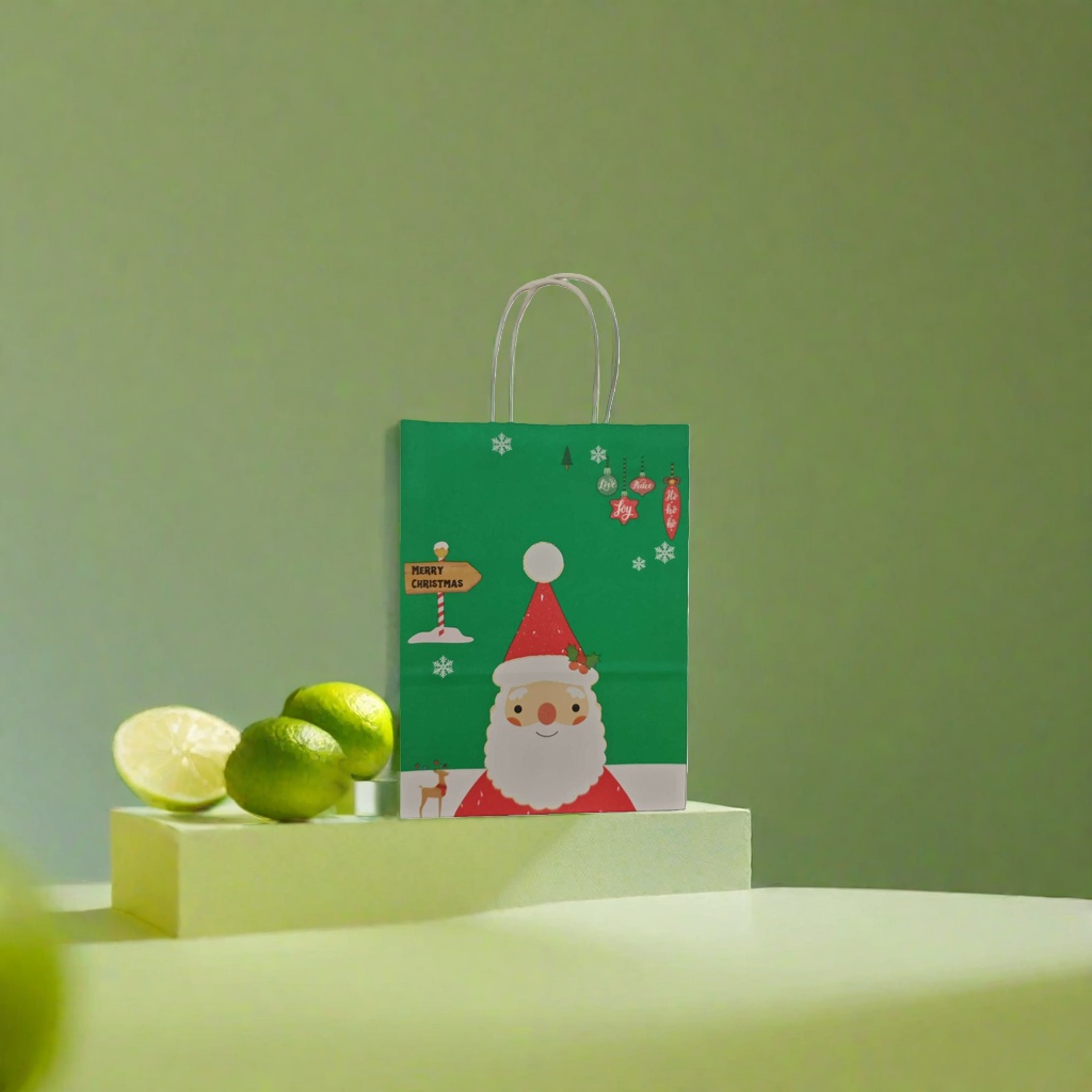 Christmas-themed gift bags, gift packaging bags, festival gift storage bags details Picture