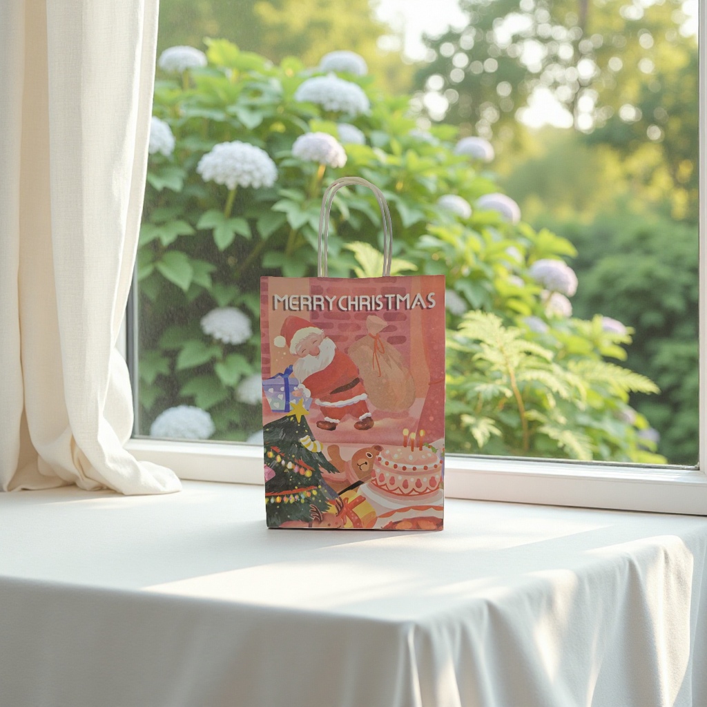 Christmas-themed gift bags are an excellent choice for giving. The exquisite packaging bags are reusable