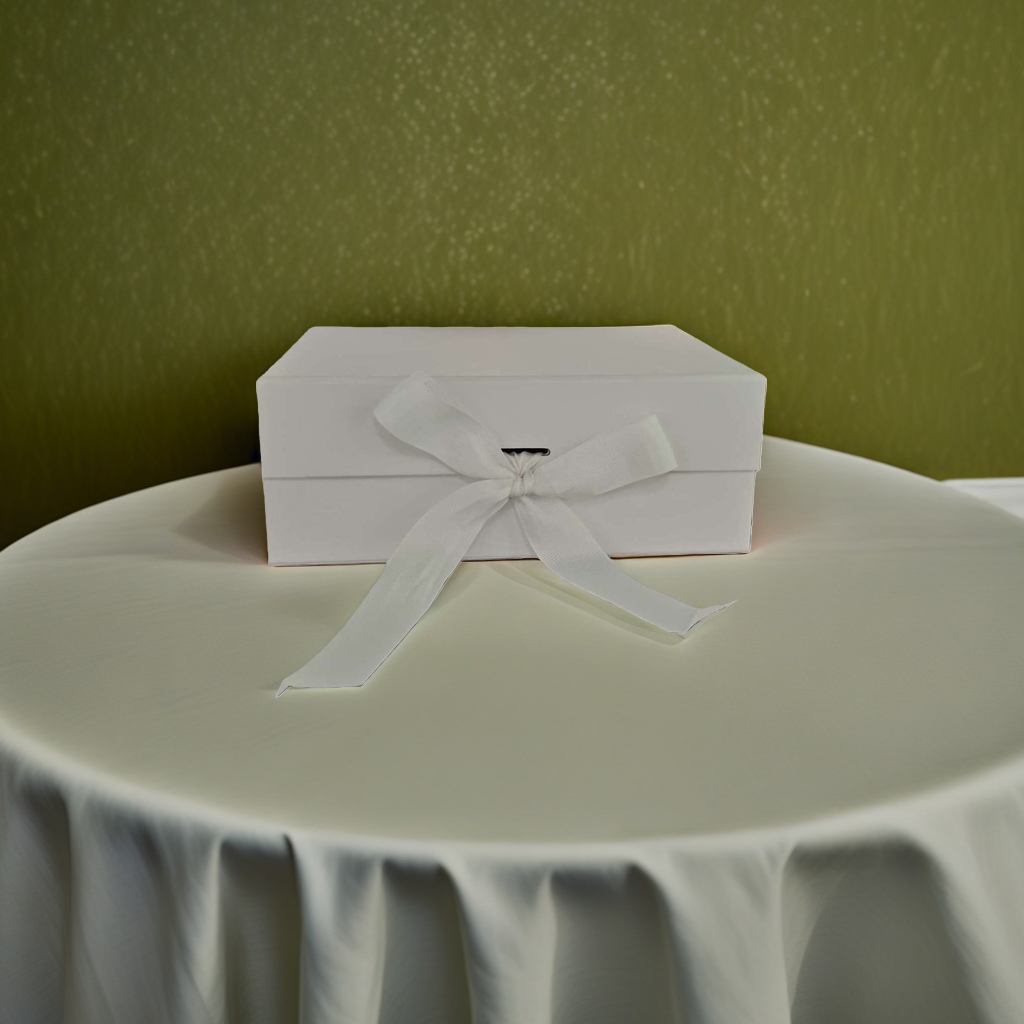 The white gift box is exquisitely packaged. It is a high-end gift box and an excellent choice for giving gifts. It is also a gift storage box details Picture
