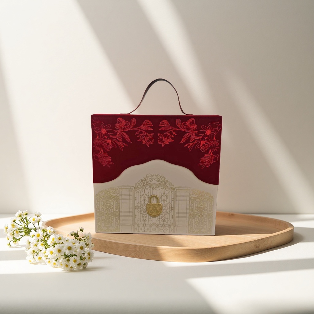 The red gift box is exquisitely packaged and a festive red gift box, making it an excellent gift Specification image