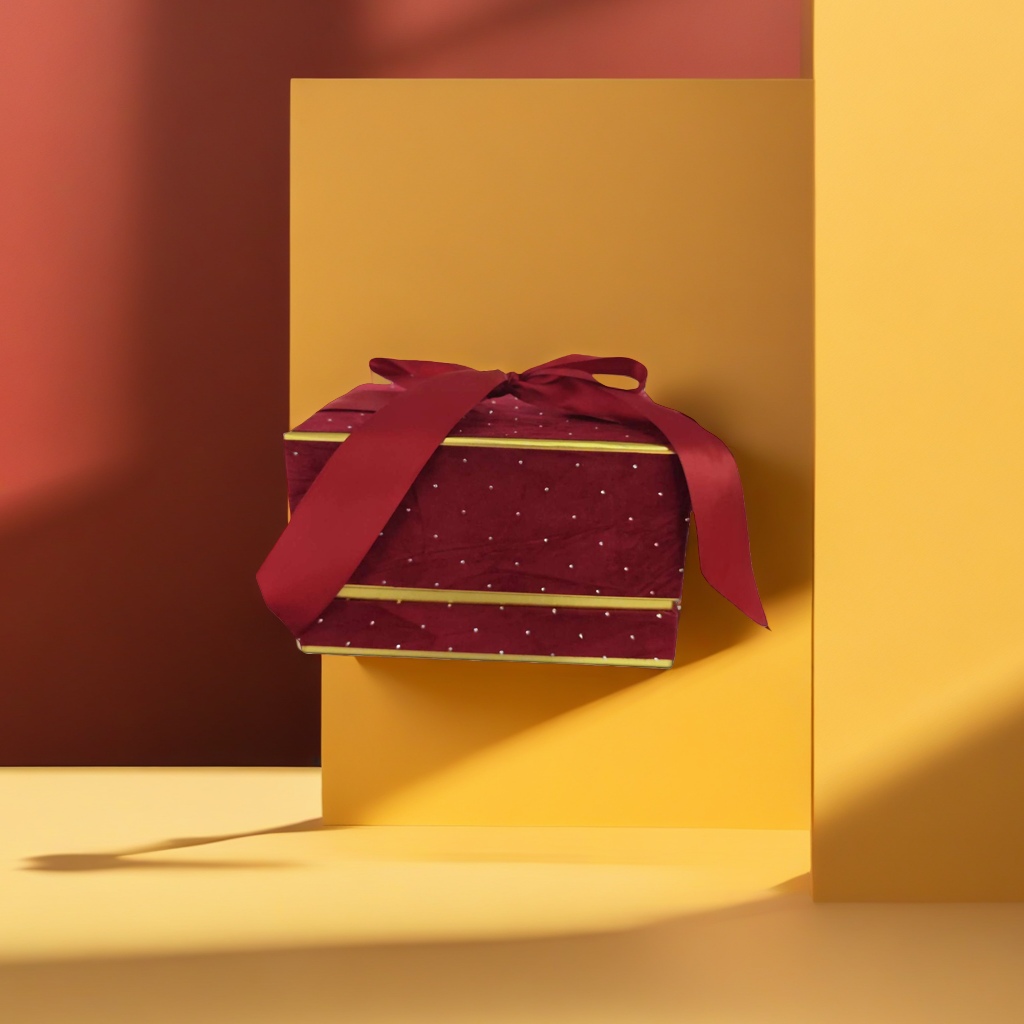 The red ribbon gift box is exquisitely packaged and makes an excellent gift Specification image