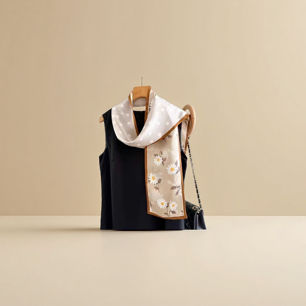 Thickened and warm woolen scarf, a fashionable and versatile winter women's scarf Application Scenario