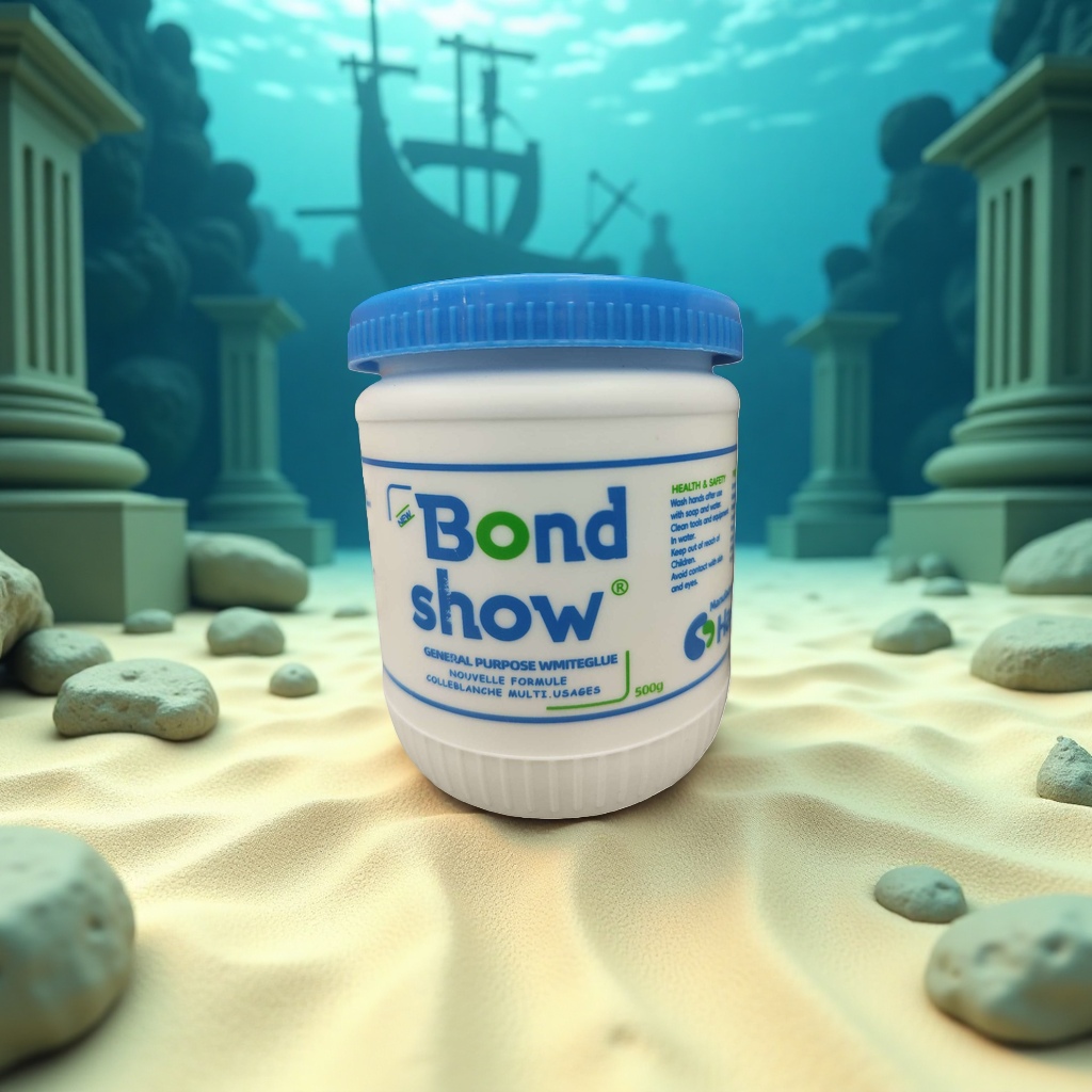 白色塑料瓶装胶水Bond show通用白胶产品图