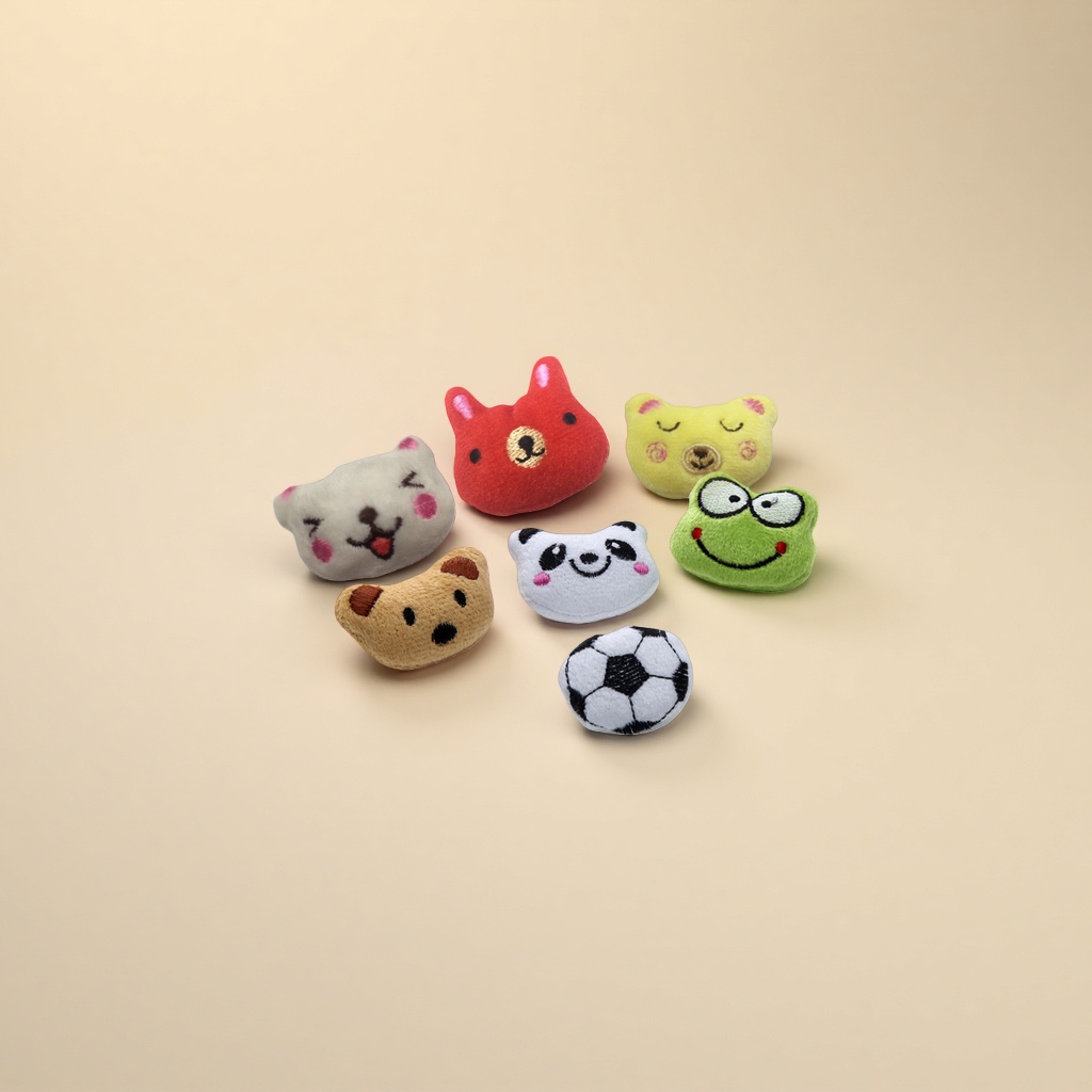 Cartoon accessory accessories, small animal accessories, children's dolls, cute key pendants, accessory accessories Specification image