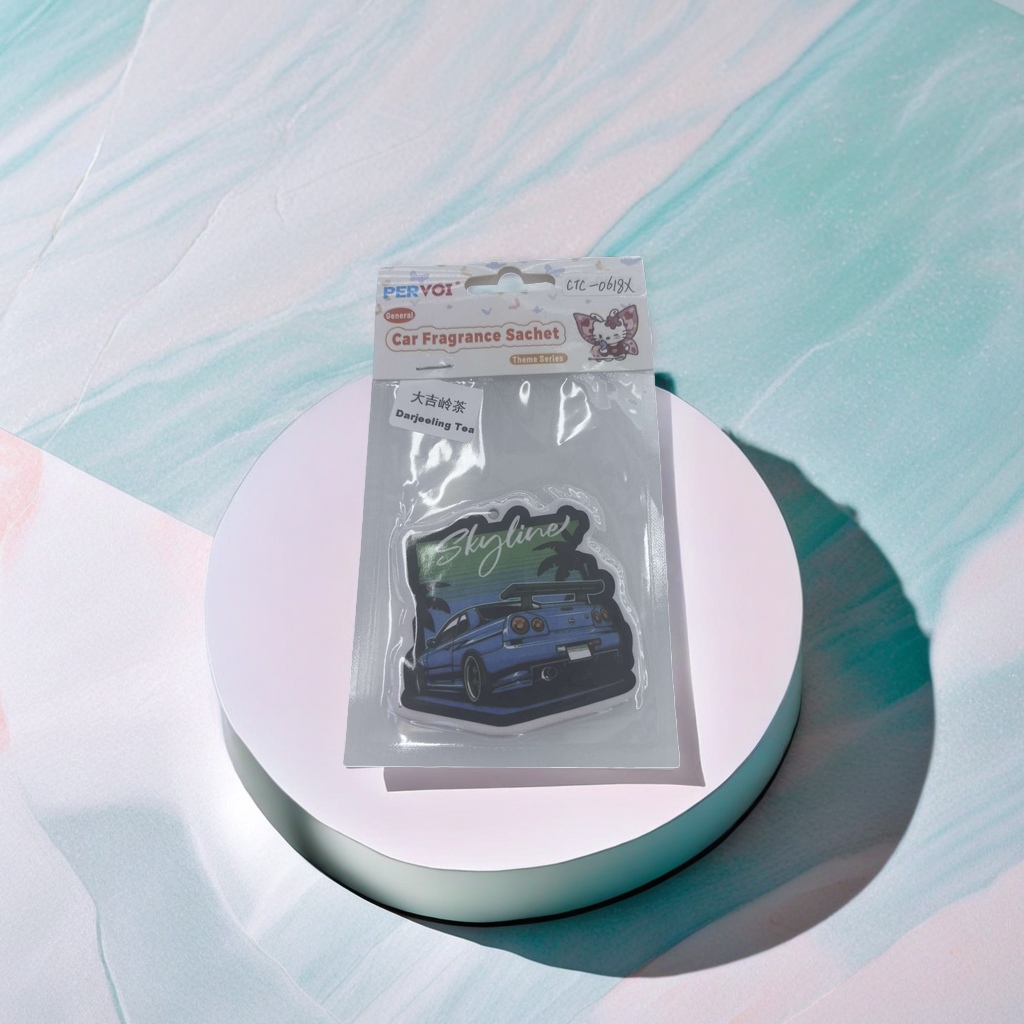 汽车香片天然植物清香持久除异味车载香水片10片装