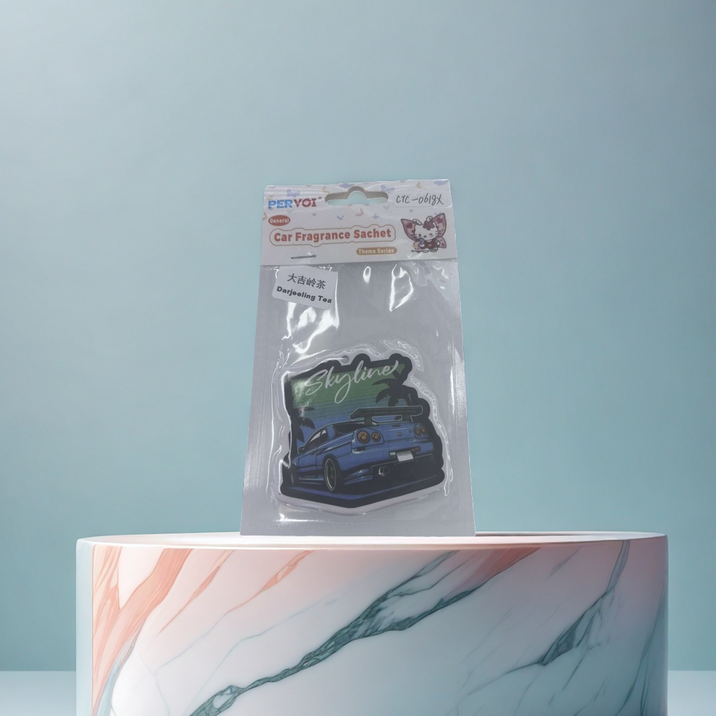 汽车香片天然植物清香持久除异味车载香水片10片装产品图