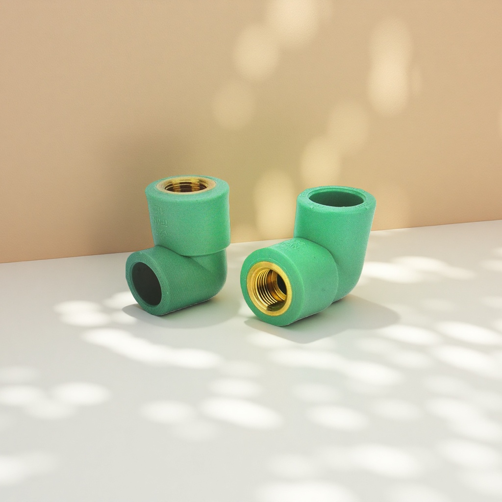绿色PPR三通接头家用管道连接器防水防漏安装工具