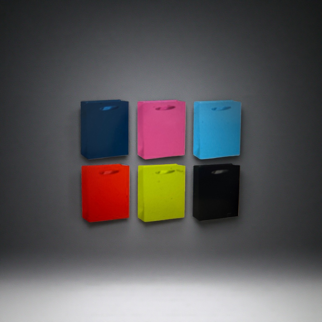 Colored paper bags, reusable paper bags, eco-friendly packaging bags, household storage bags details Picture