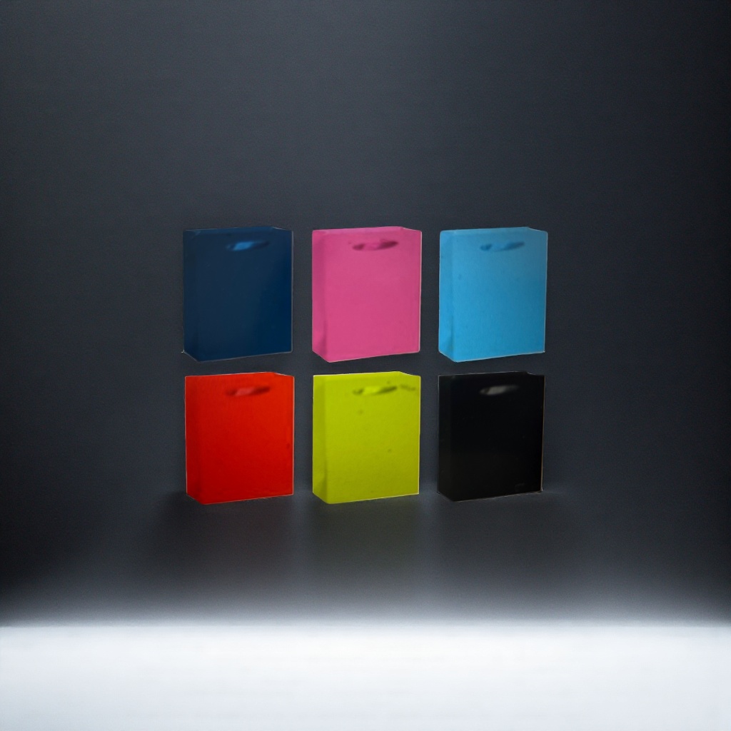 Colored paper bags, reusable paper bags, eco-friendly packaging bags, household storage bags