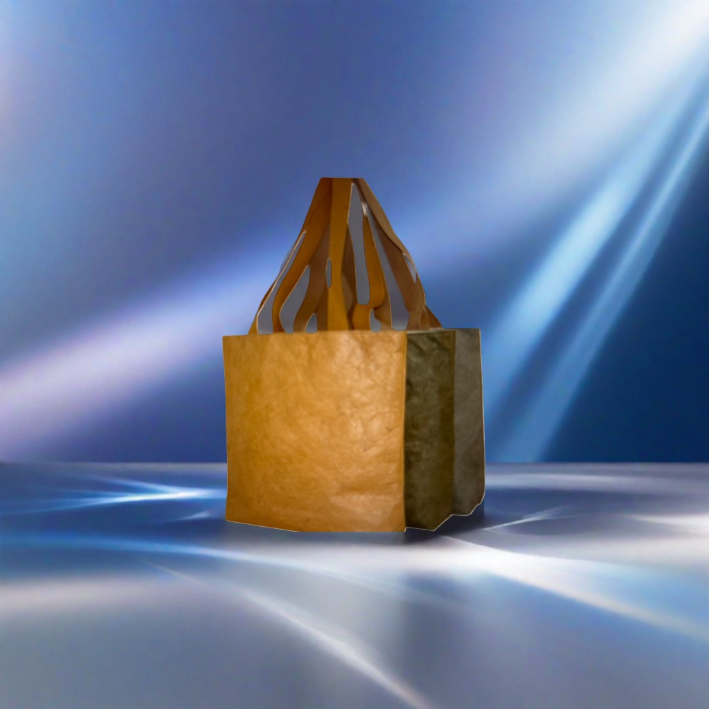 Brown paper bags are reusable, eco-friendly packaging bags with large capacity, thickened design, and are sturdy and durable Application Scenario