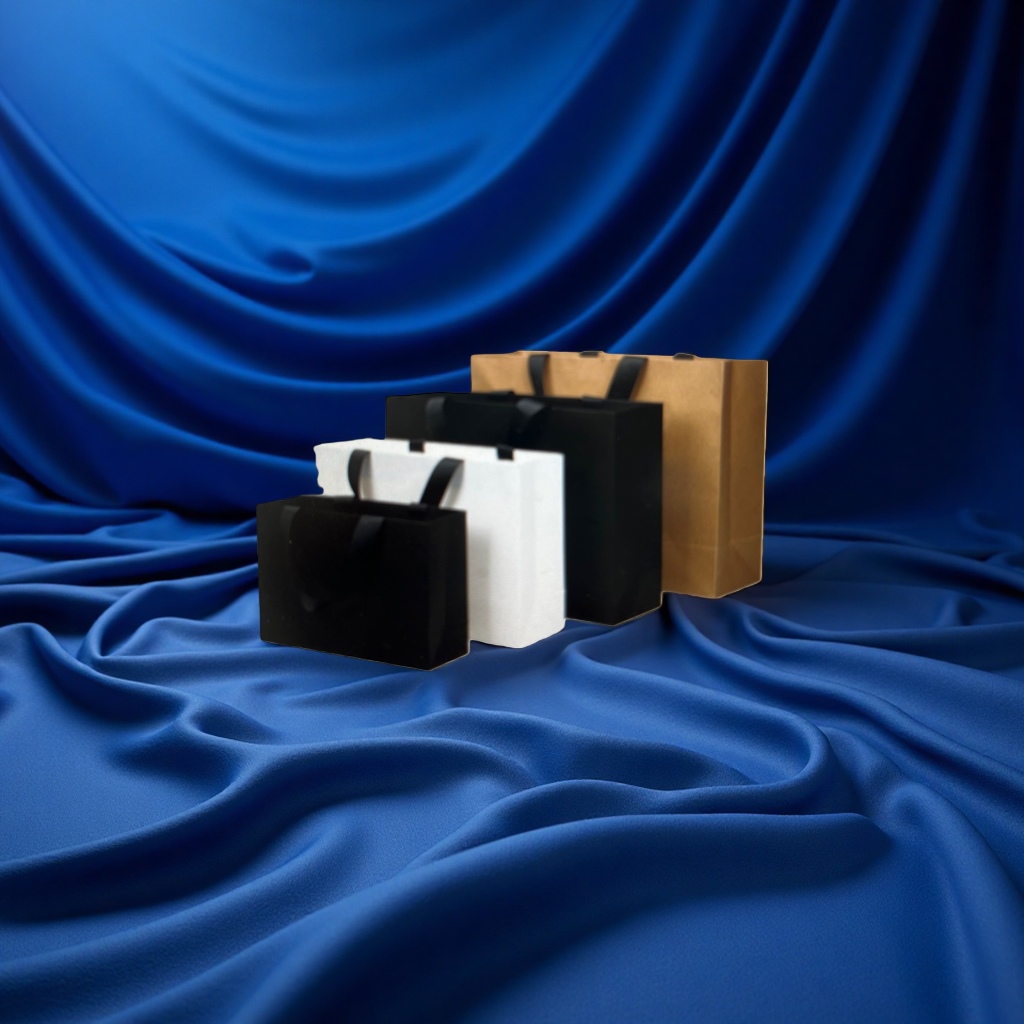 Paper bags, shopping bags, reusable, large-capacity eco-friendly bags, simple packaging bags
