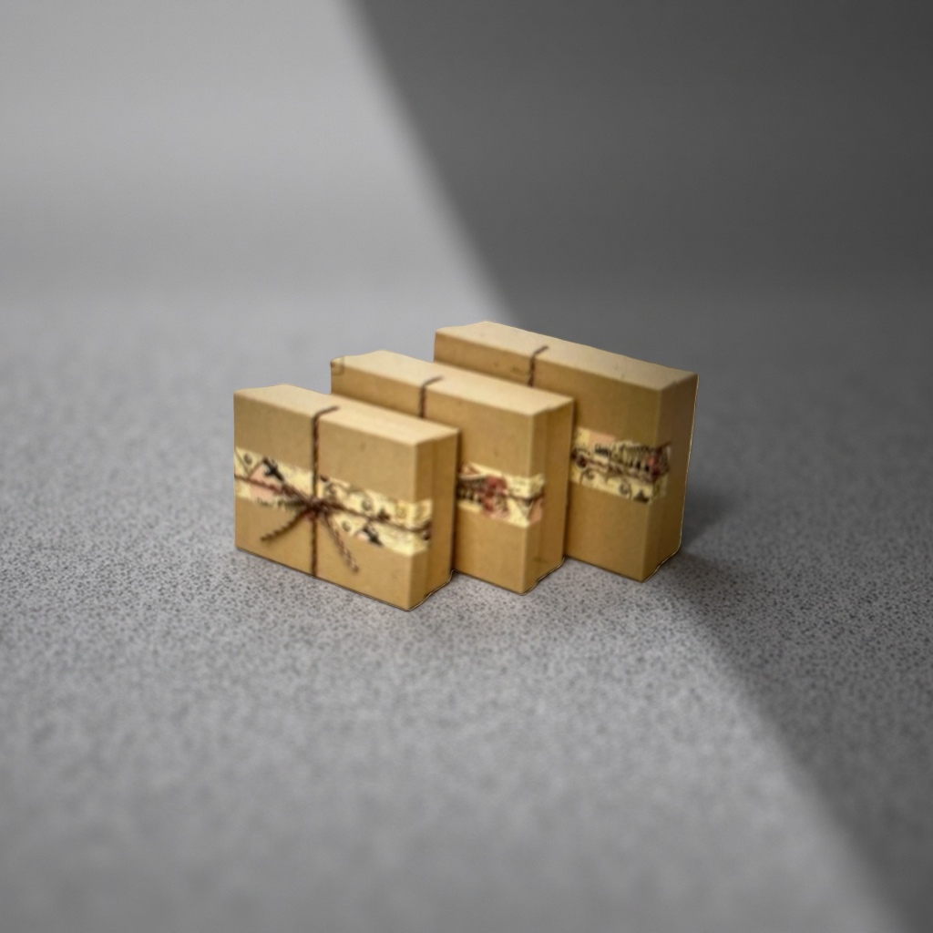 This exquisite gift box is an excellent choice for giving as a present. The red-packaged gift storage box is portable and practical details Picture