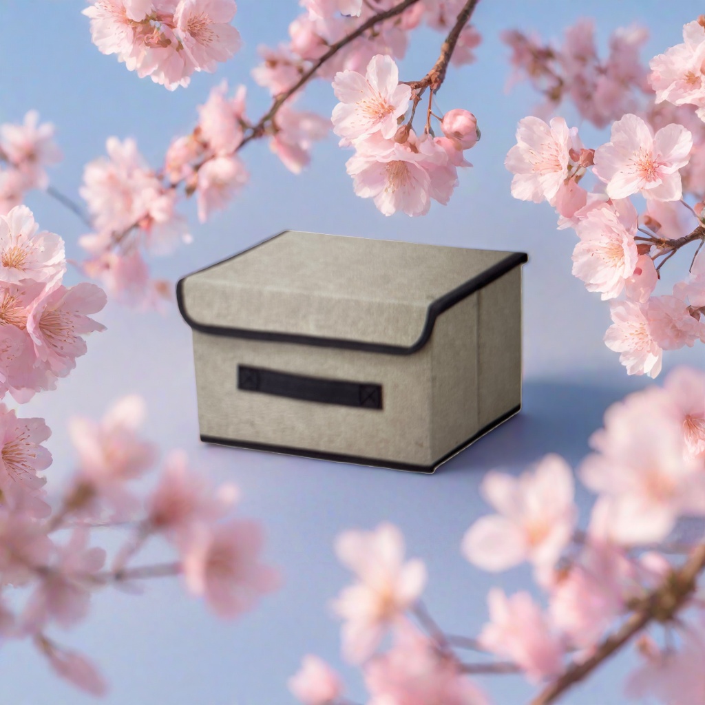 Plastic storage box, large-capacity thickened dust-proof desk organization box, office and home supplies details Picture