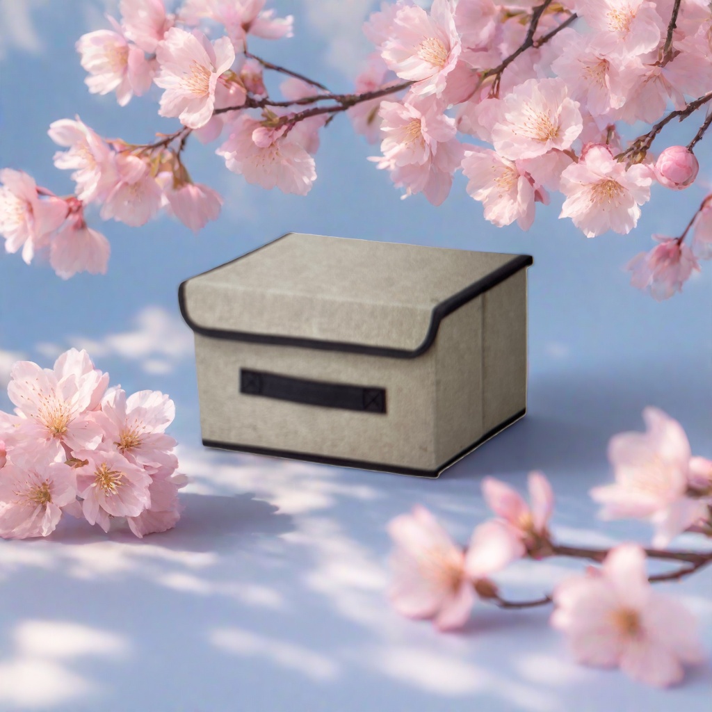 Plastic storage box, large-capacity thickened dust-proof desk organization box, office and home supplies Specification image