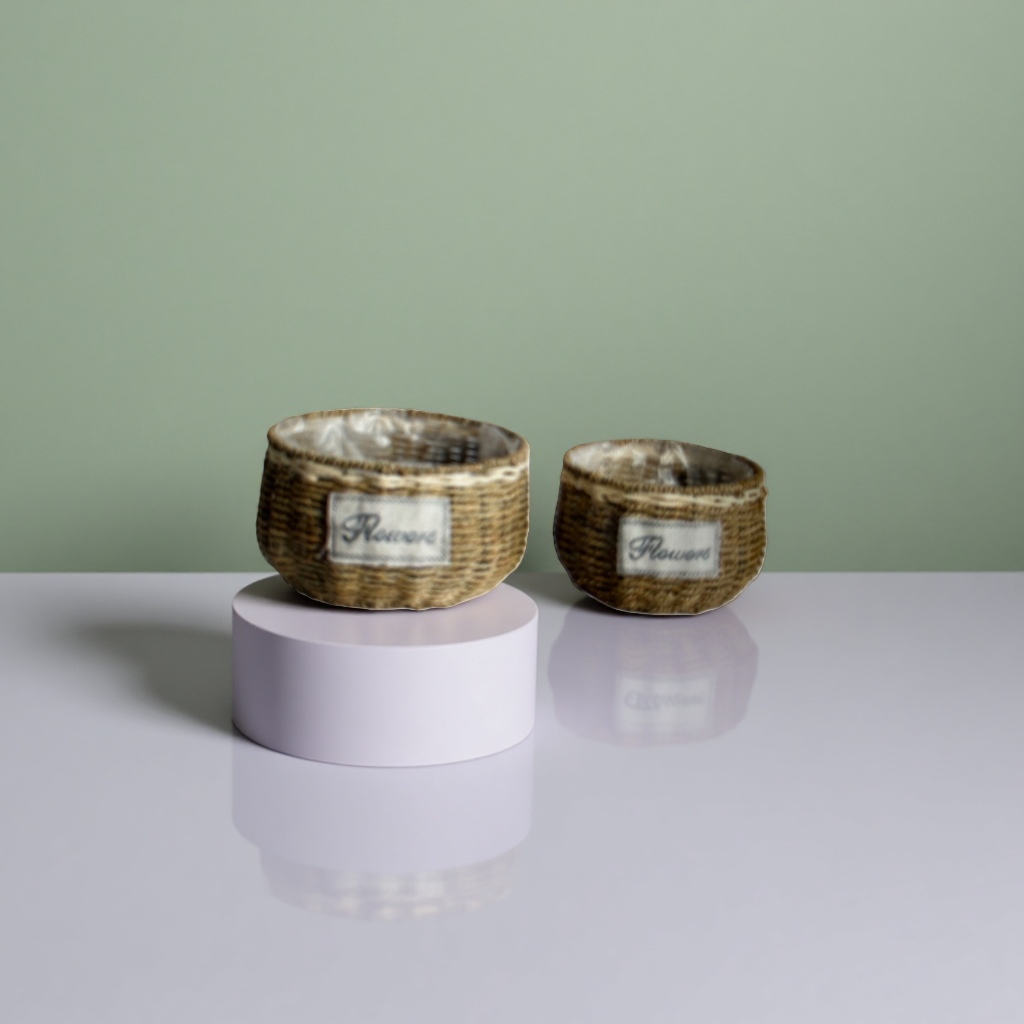 Woven baskets, storage baskets, rattan baskets, home decoration baskets, multi-functional baskets details Picture