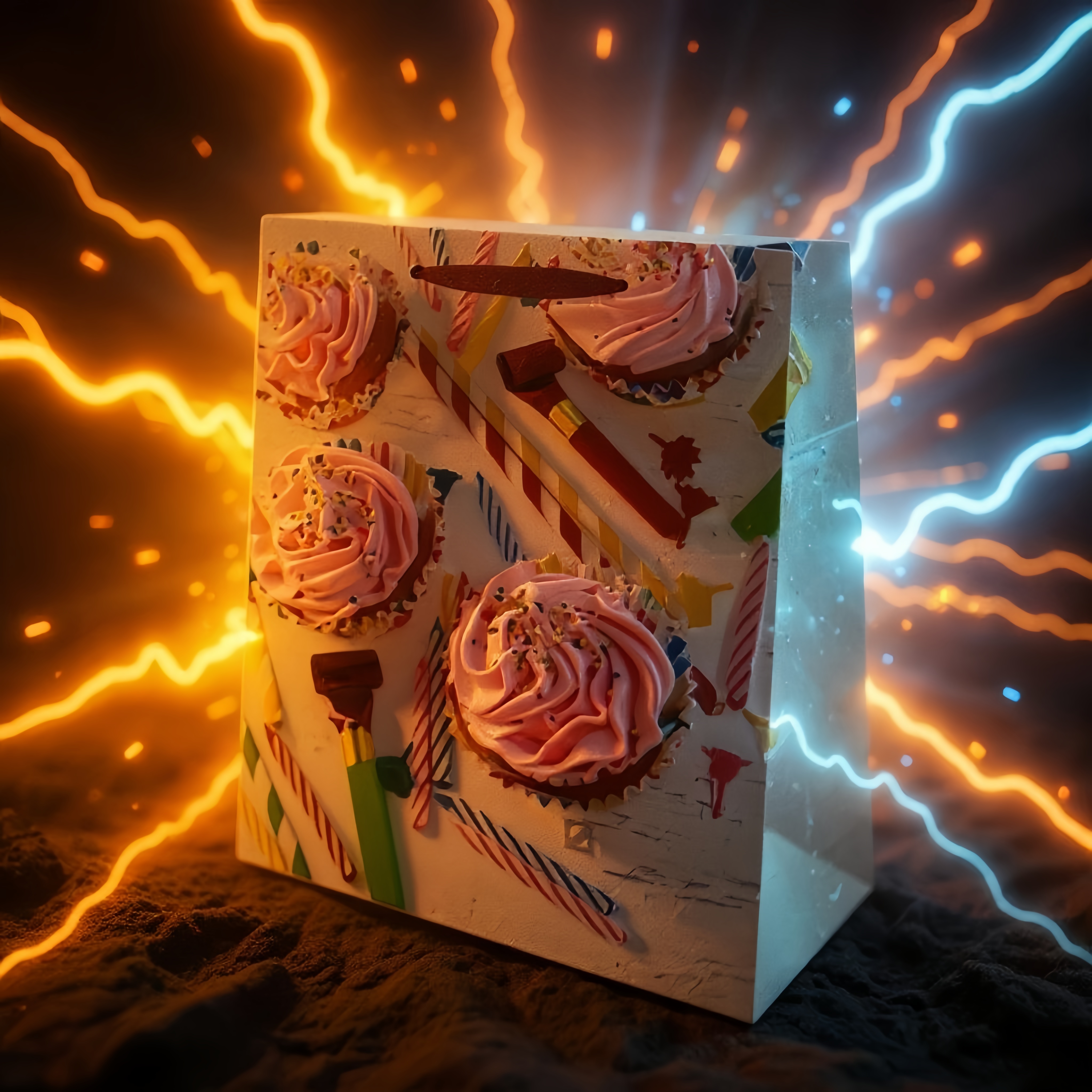 彩色纸袋+纸袋产品图