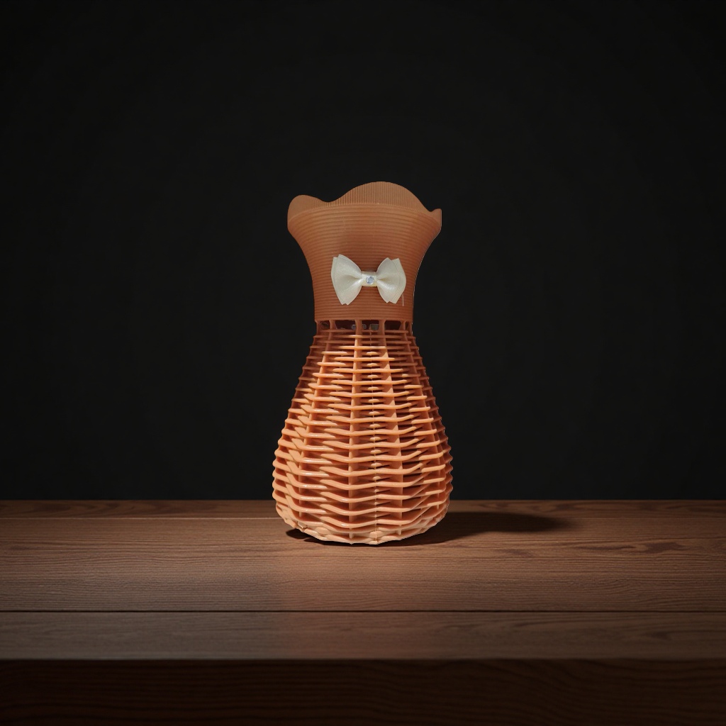 Orange woven texture dress design ornament Specification image