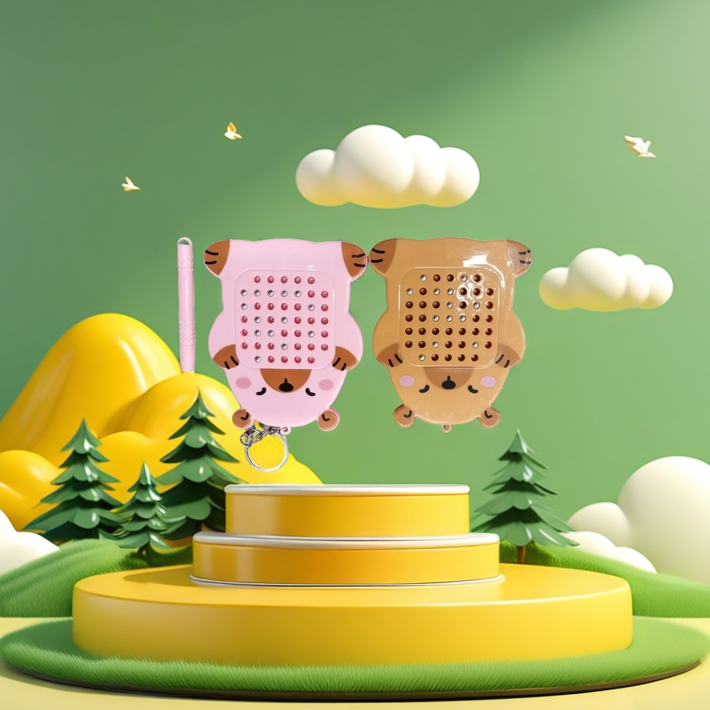 Cute bear-shaped beaded toys for children's intelligence and early education Application Scenario