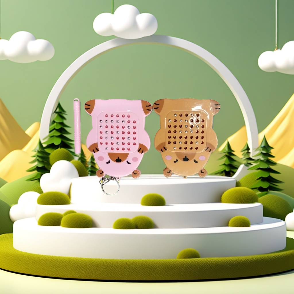 Cute bear-shaped beaded toys for children's intelligence and early education details Picture