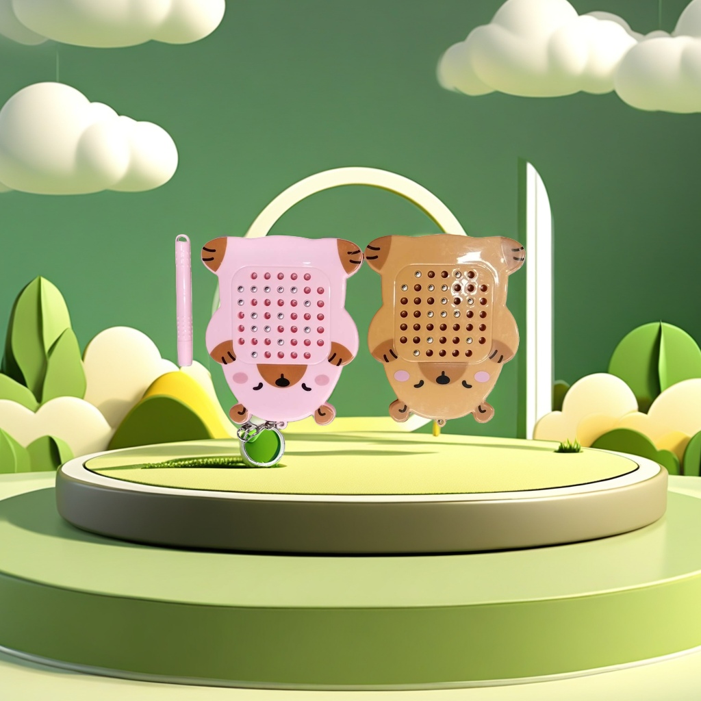 Cute bear-shaped beaded toys for children's intelligence and early education Specification image