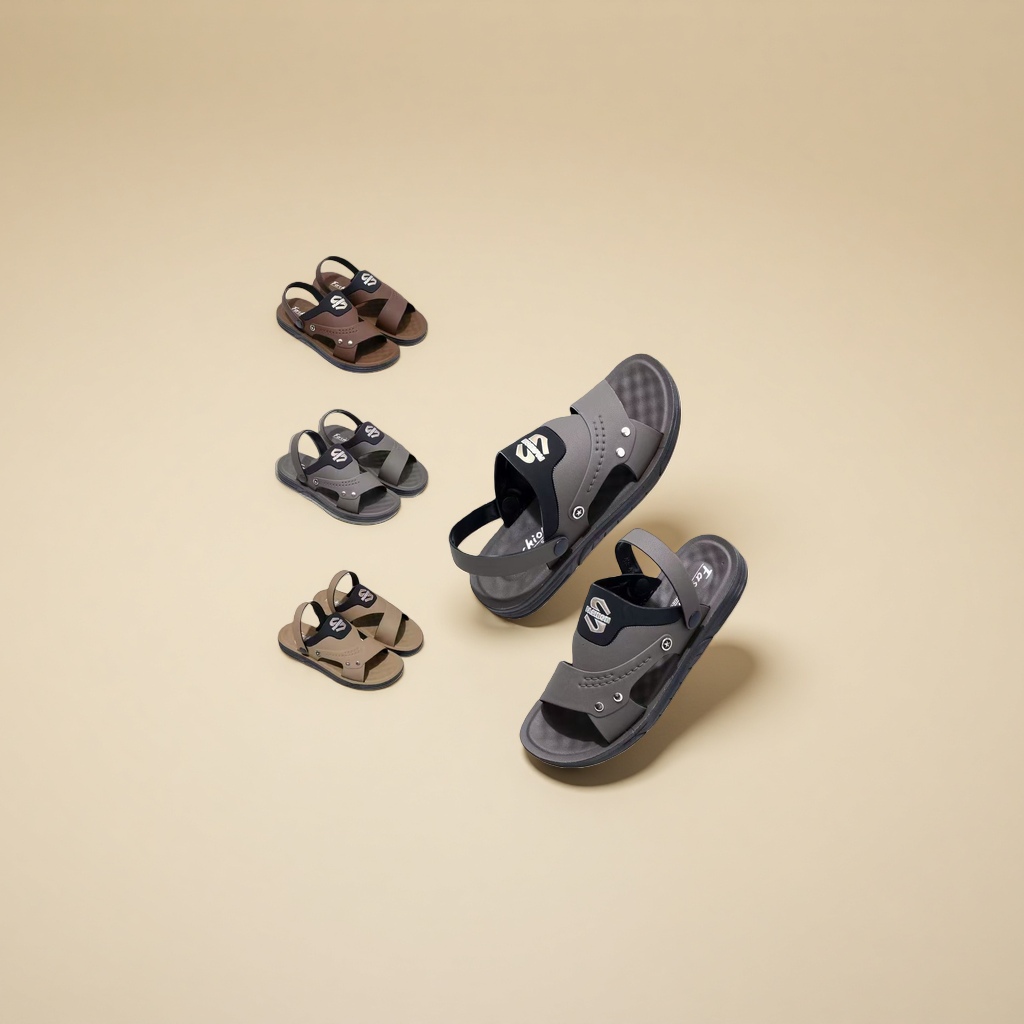 Trendy men's and women's breathable casual sandals are comfortable, fashionable and versatile details Picture
