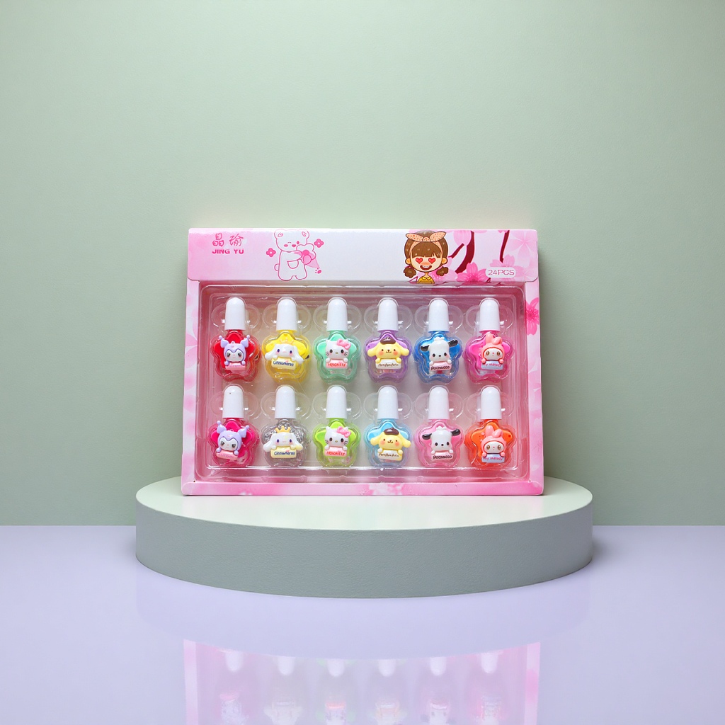 12-color full package nail polish and nail art tool combination set Application Scenario