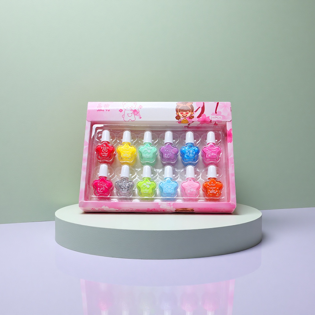 12-color full package nail polish and nail art tool combination set