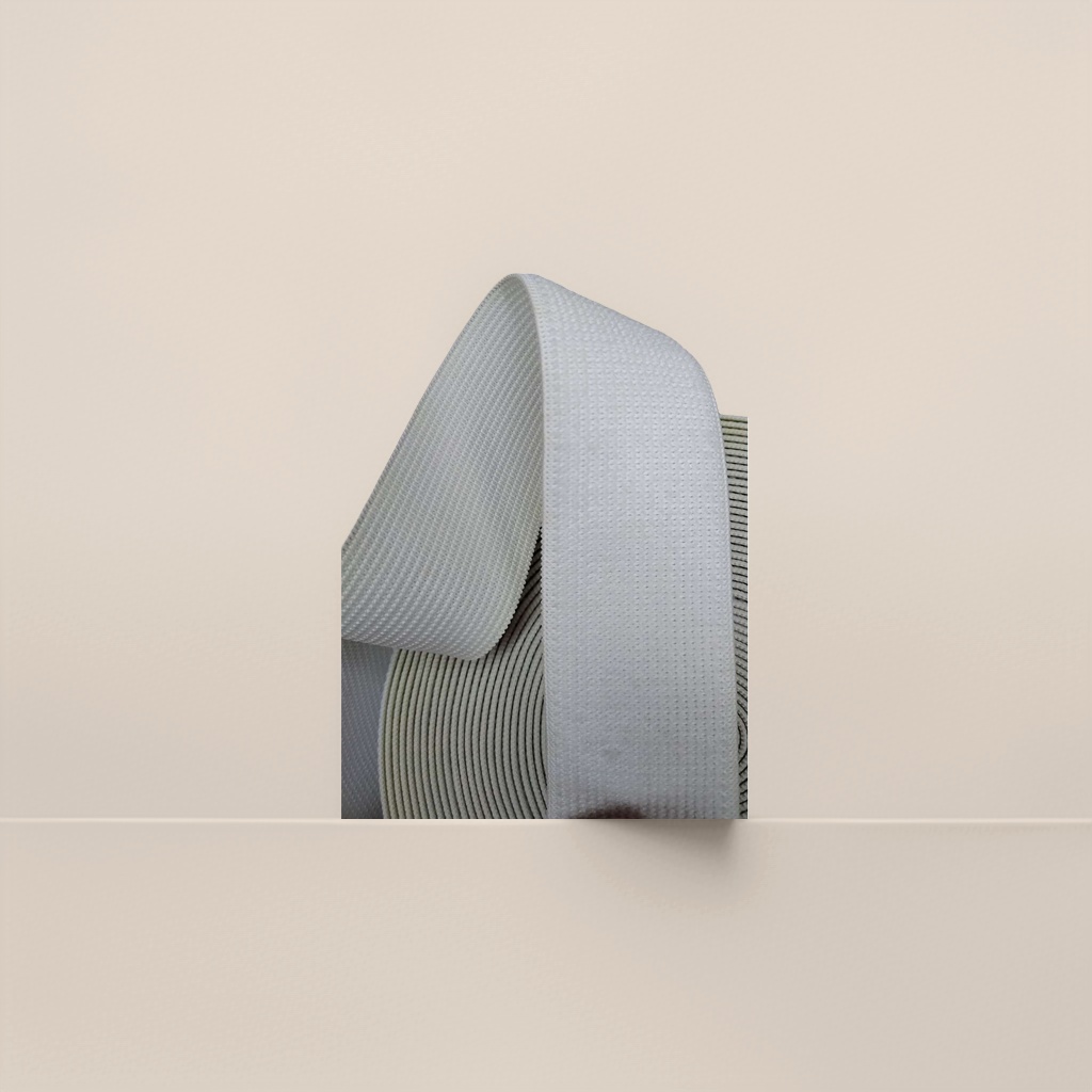 White fabric tape