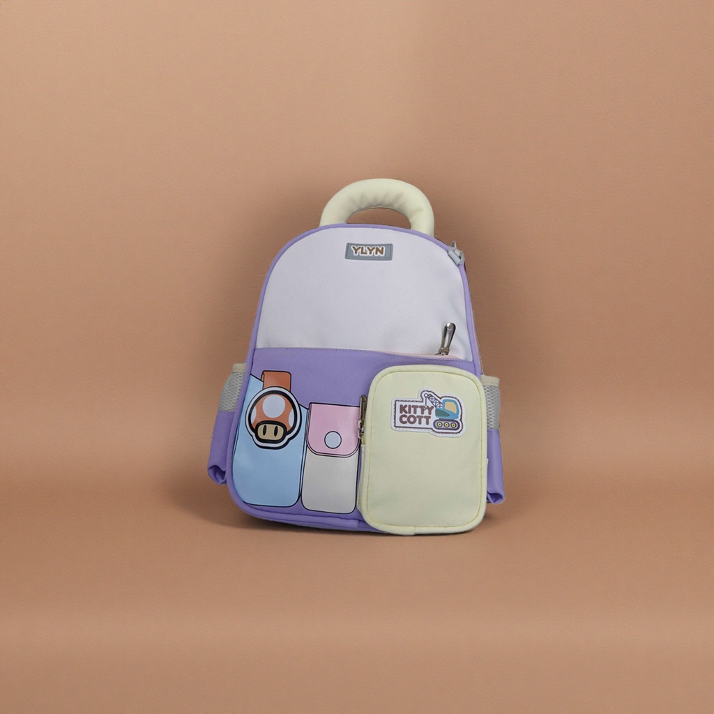 Cartoon pattern student schoolbag, large-capacity anti-collision schoolbag, comfortable, light and wear-resistant to carry. 145212253