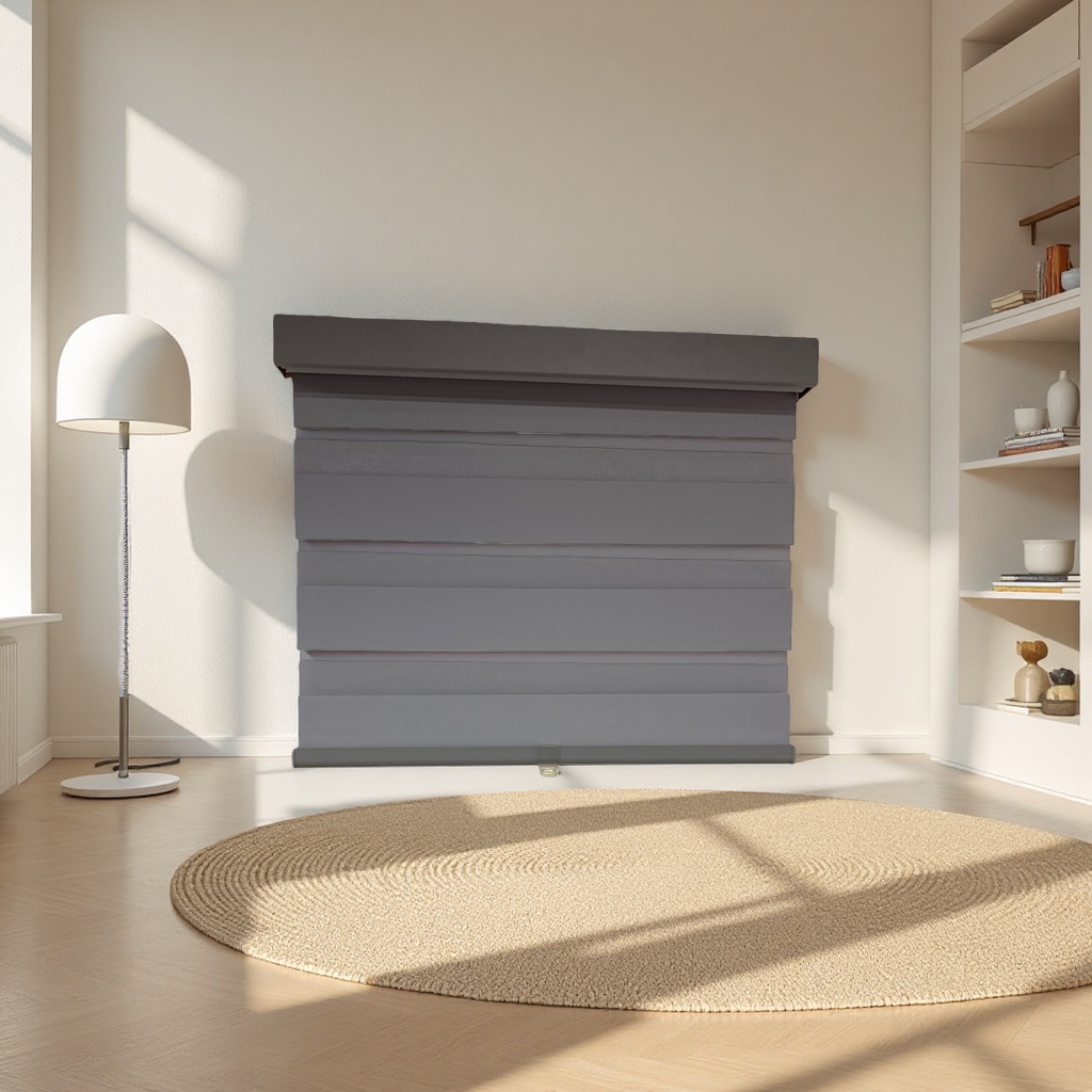 Thickened heat-insulating and UV-resistant curtain fabric for grey roller blinds and window blackout curtains