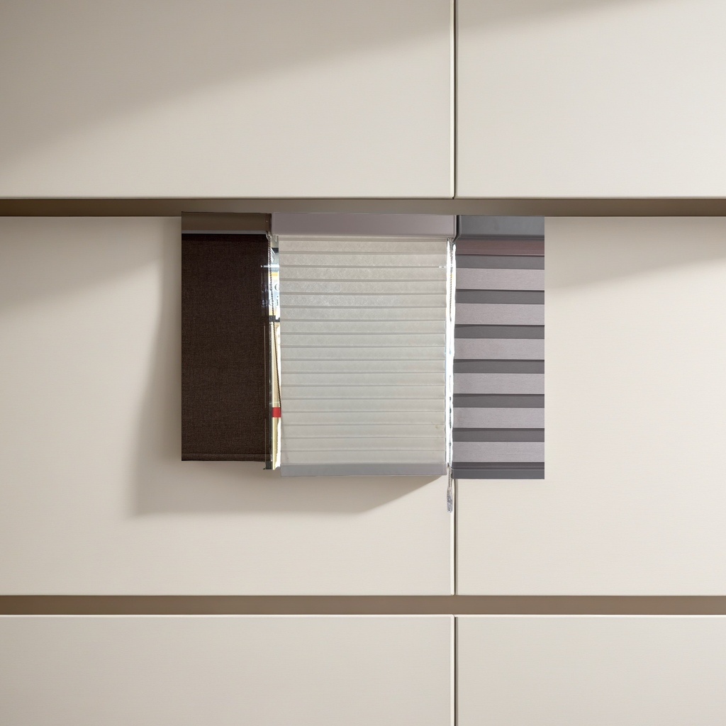 Roller blinds are simple, light-blocking and dust-proof, suitable for living rooms and bedrooms. 152802373 Application Scenario