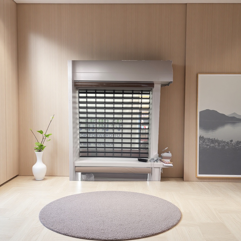Special curtain for ventilation and dust-proof Windows of roller blinds Application Scenario