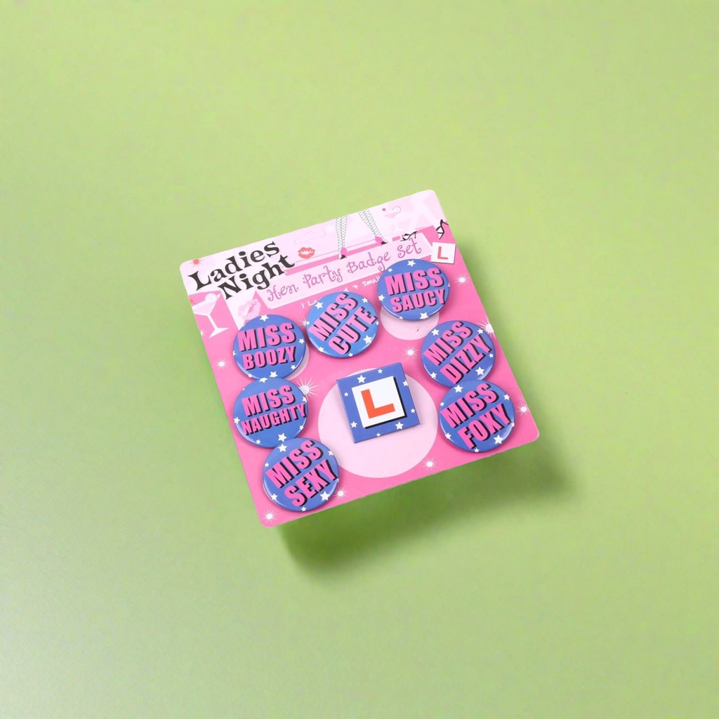 Ladies Night Hen Party Badge Set 派对徽章套装产品图