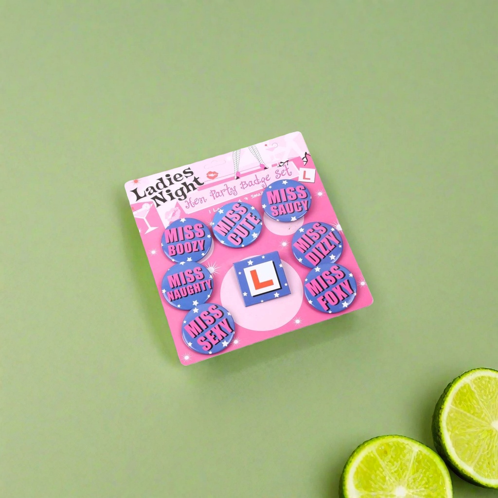 Ladies Night Hen Party Badge Set 派对徽章套装