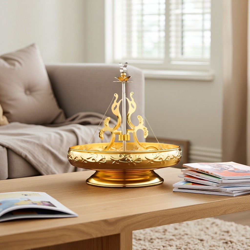 Metal handicrafts, incense burners, ancient-style copper incense burners, ornaments, home decorations Application Scenario
