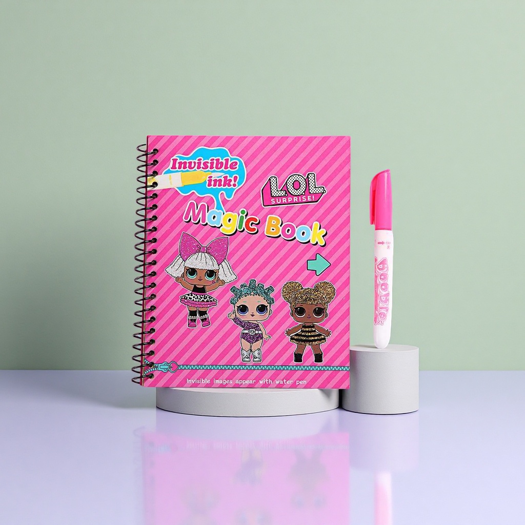 Pink office cultural art, calligraphy and drawing supplies