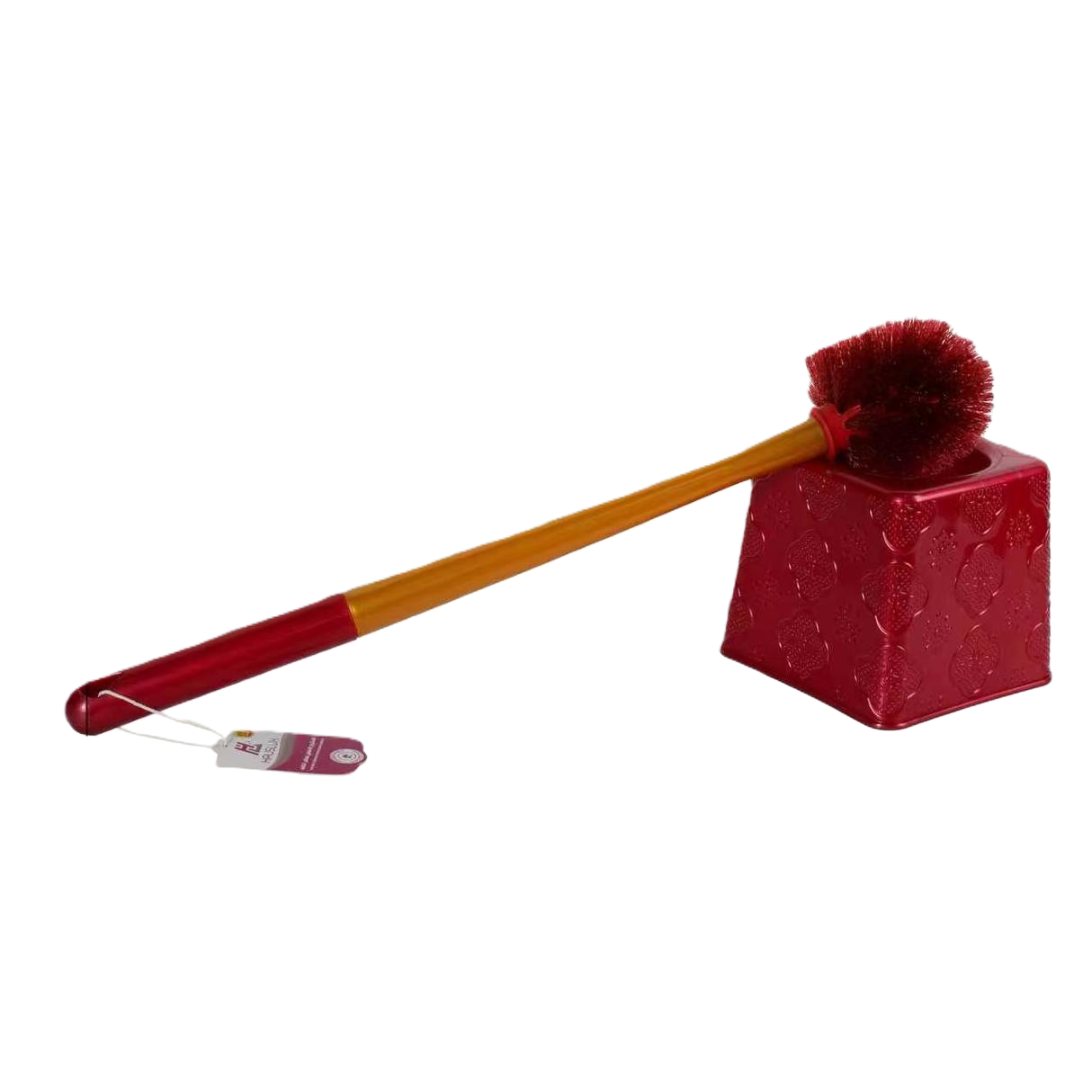 Red toilet brush, thickened antibacterial toilet brush, cleaning brush, household powerful stain removal brush Item Picture