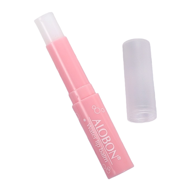 Pink lipstick tube ALOBON Hydrating lip balm Moisturizing and hydrating lip balm Item Picture