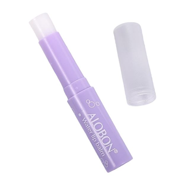 Purple lipstick tube ALOBON Hydrating Lip Balm Moisturizing, hydrating, Soft and nourishing lip balm Item Picture