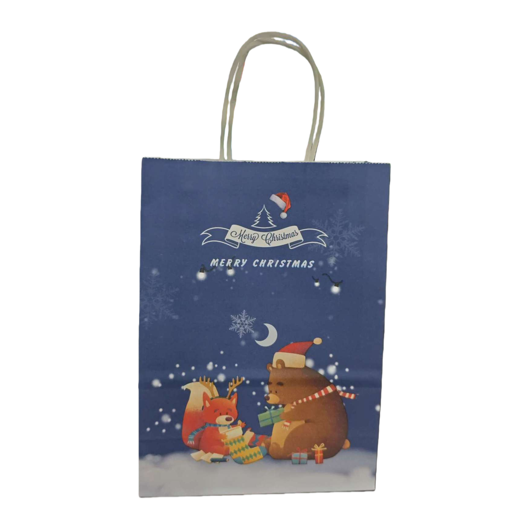Christmas-themed gift bags and beautifully packaged gift boxes are excellent choices for giving as presents Item Picture