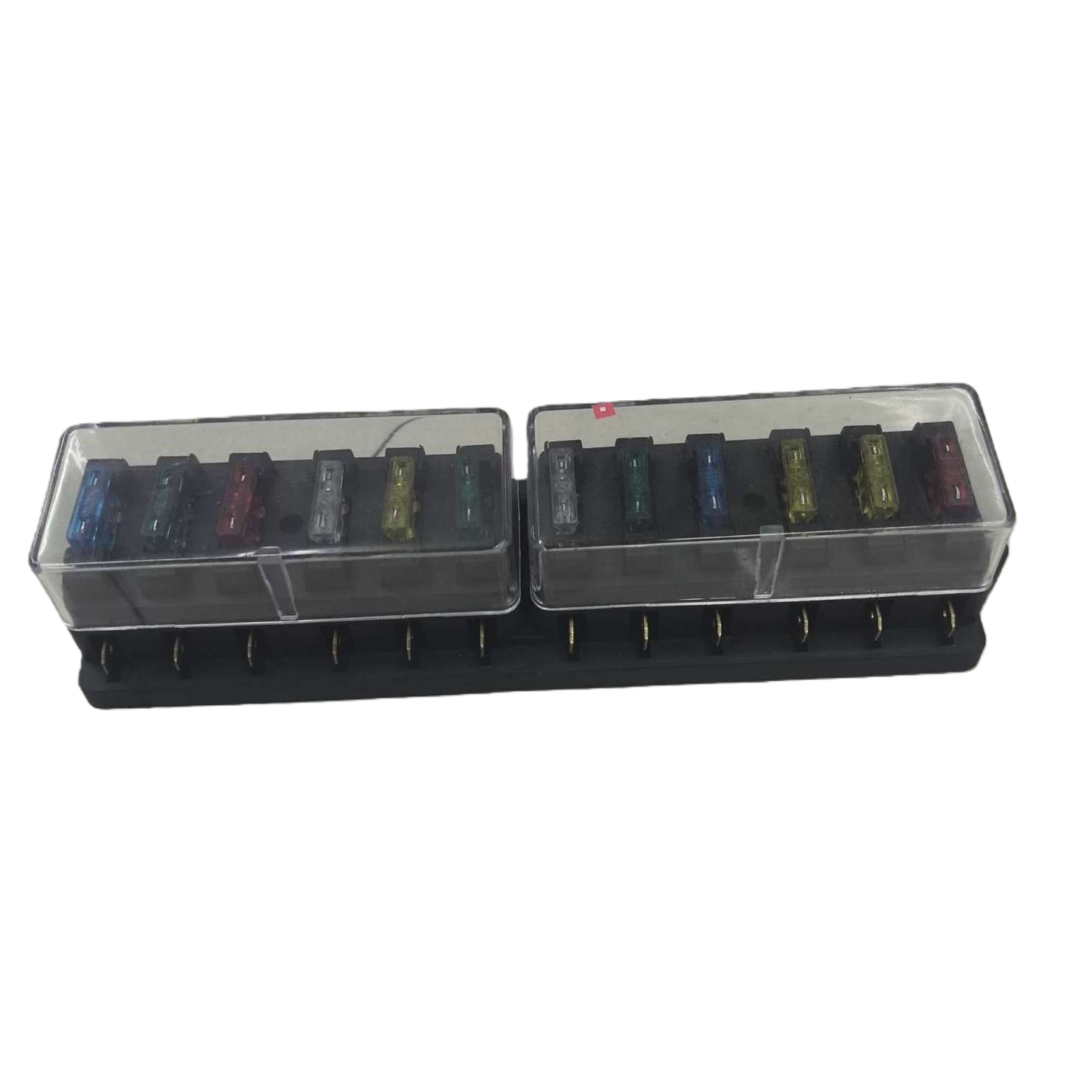 保险丝盒汽车专用通用型12v15a保险丝盒白底实物图