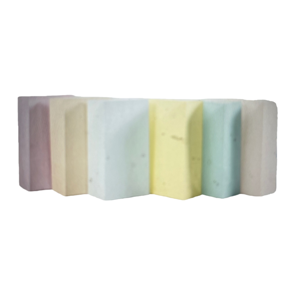 Colorful square sponge 3D stereoscopic bath scrub brush detachable cleaning brush Item Picture