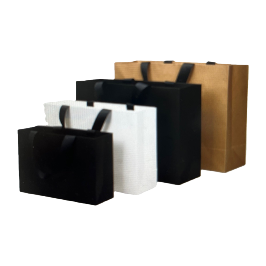 Paper bags, shopping bags, reusable, large-capacity eco-friendly bags, simple packaging bags Item Picture