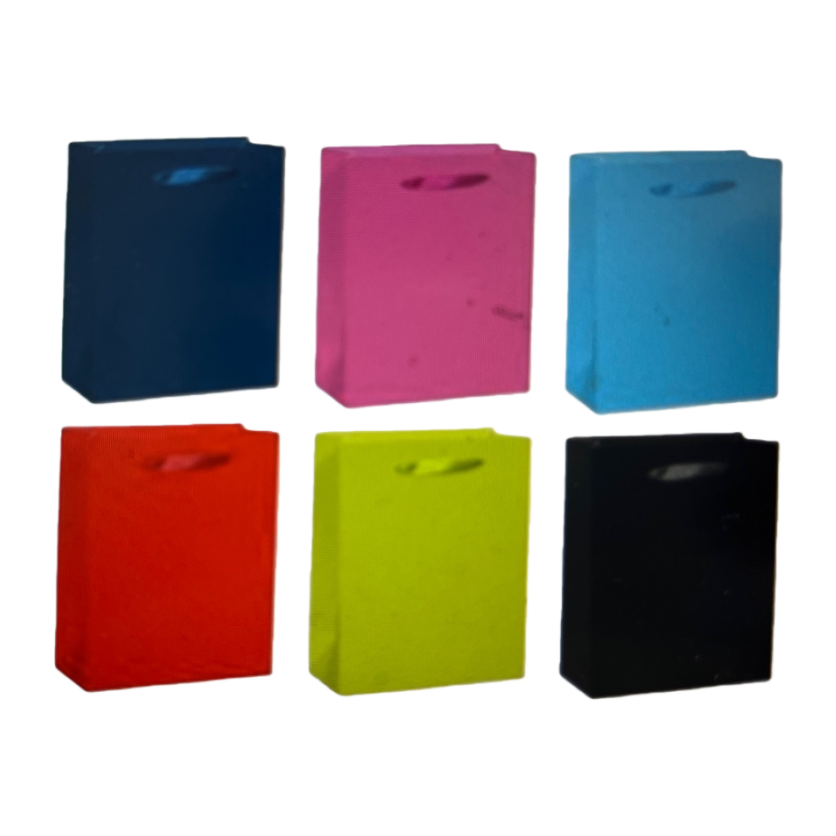 Colorful paper bags, creative gift boxes, paper bags and packaging bags, customizable simple style storage bags Item Picture