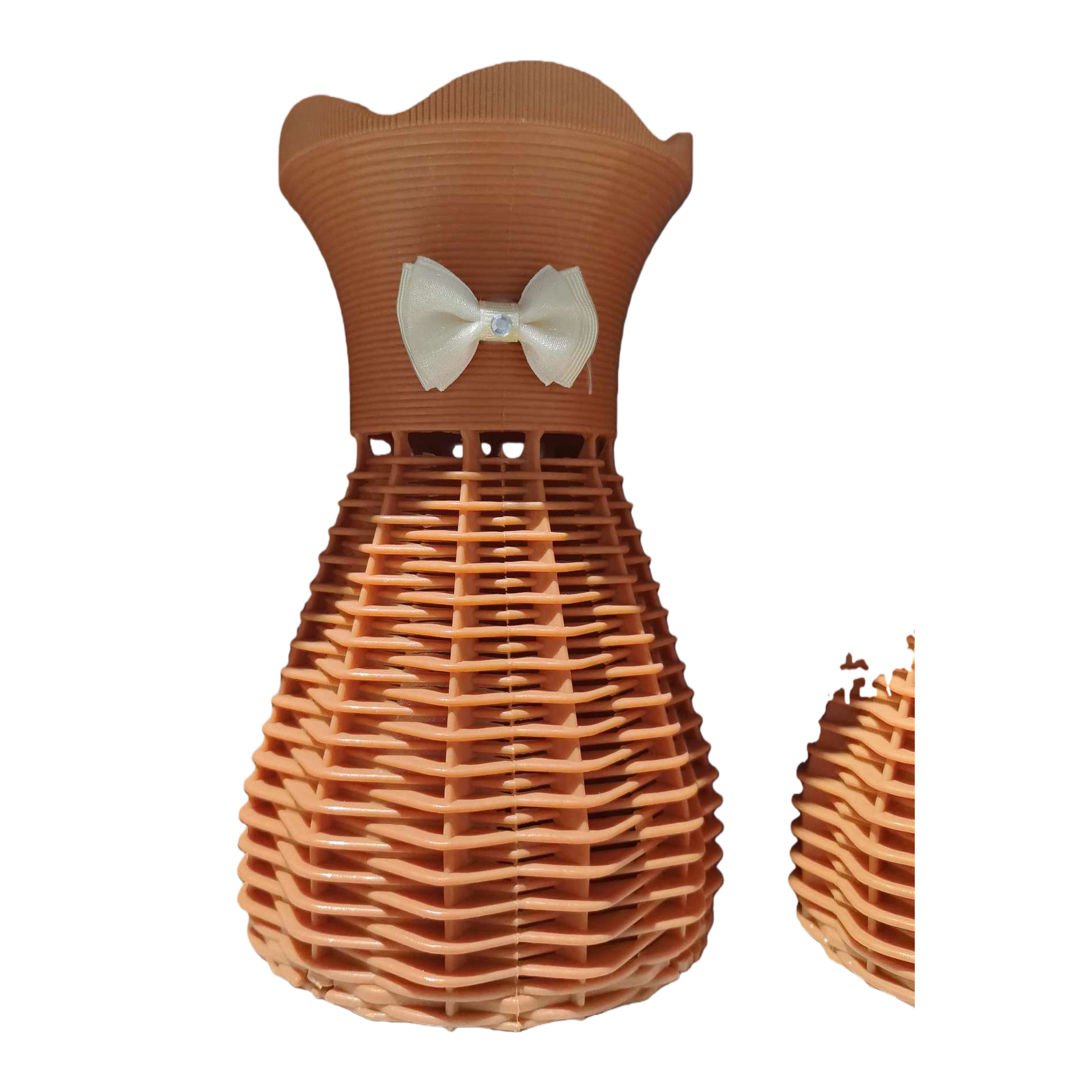 Orange woven texture dress design ornament Item Picture